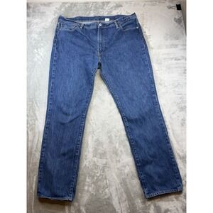 Levis 511 Jeans Mens 42x32 Blue Stretch Slim Fit Tapered Leg Denim Made in USA